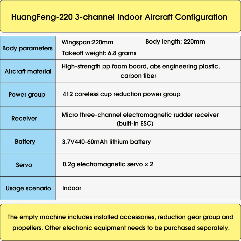 TY-Modell-HuangFeng-220-220mm-Spannweite-PP-Schaum-Ultra-langsame-Segelflugzeug-Indoor-RC-Flugzeug-K-2006545-11